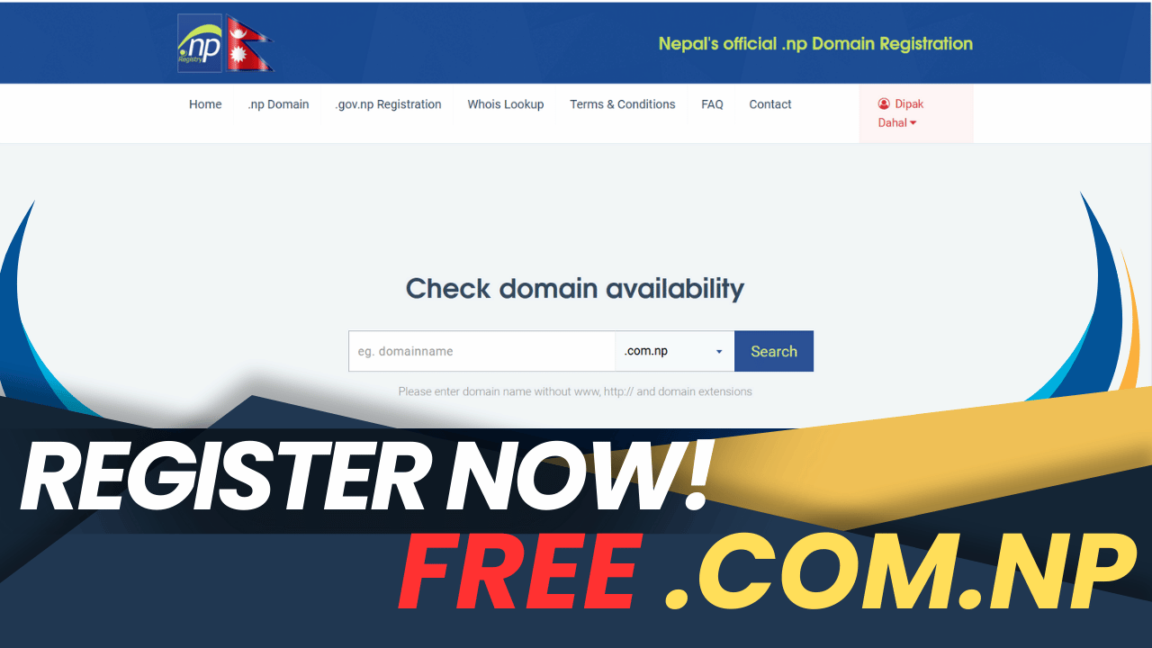 How To Get Free Domain in Nepal
